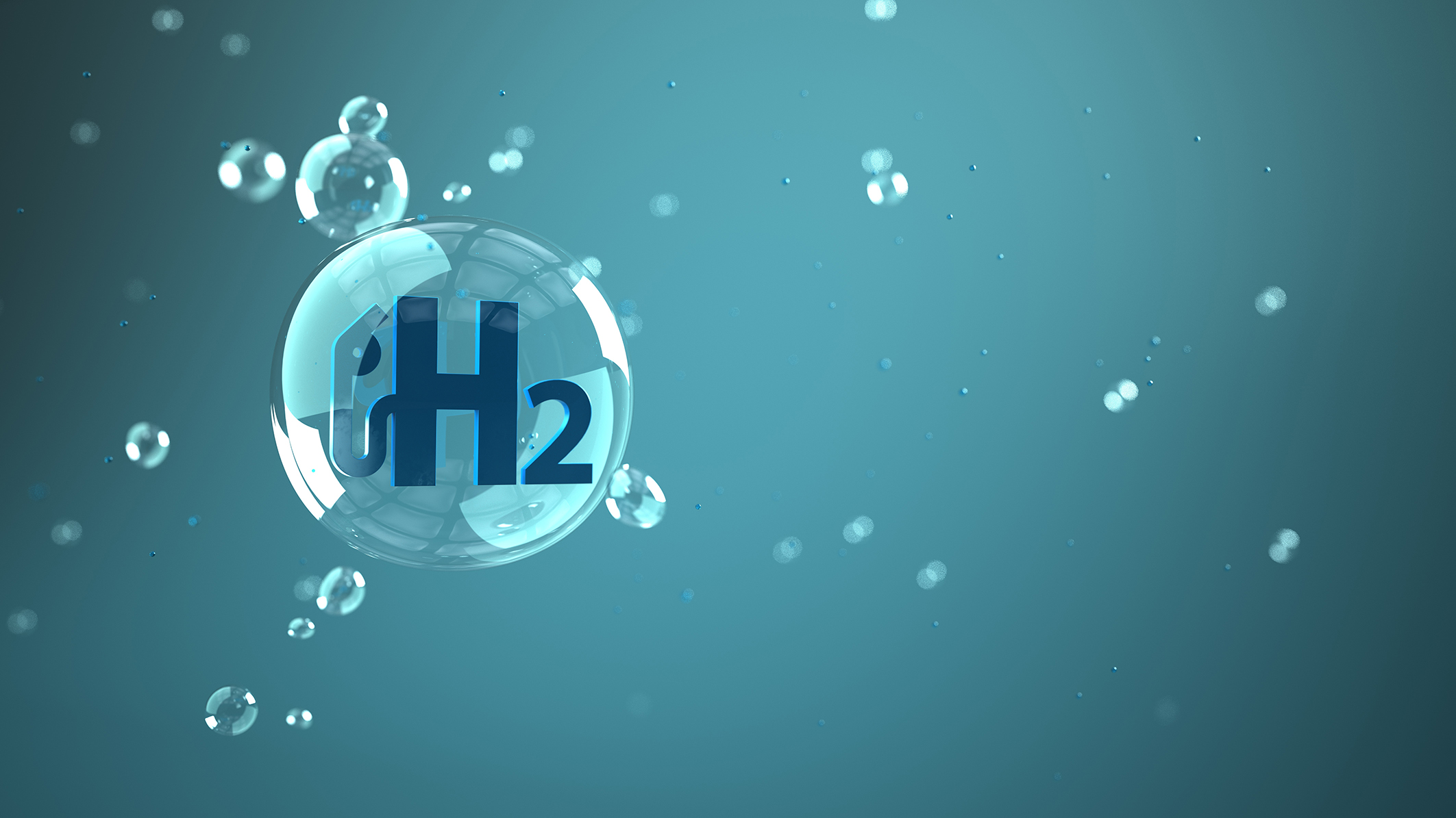 Grafik mit H2 und Tankstellen Symbol